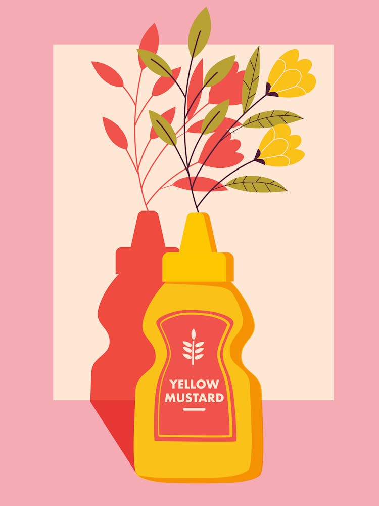 Yellow Mustard Flowers