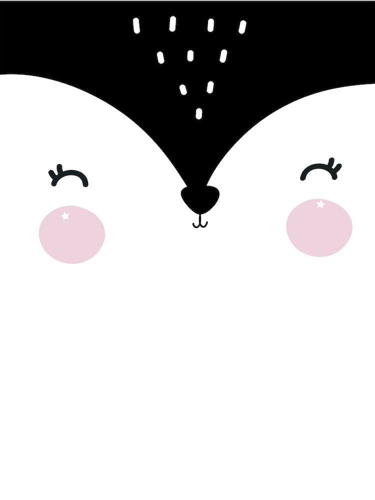 Scandi Cute Animal Face