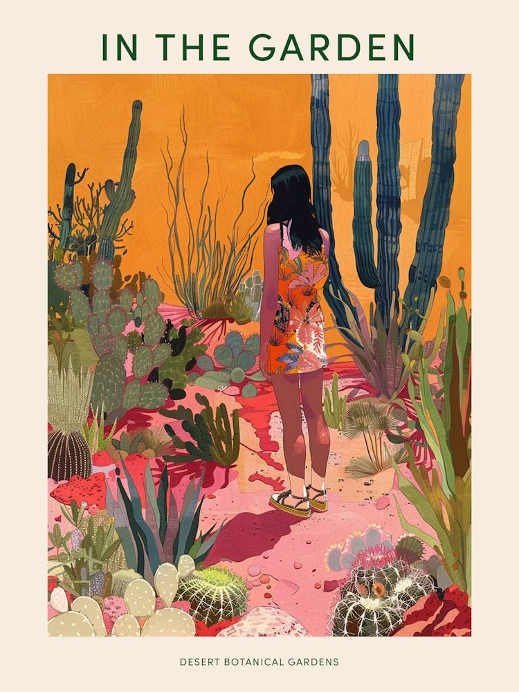 In The Garden Poster Desert Botanical Gardens Usa 2