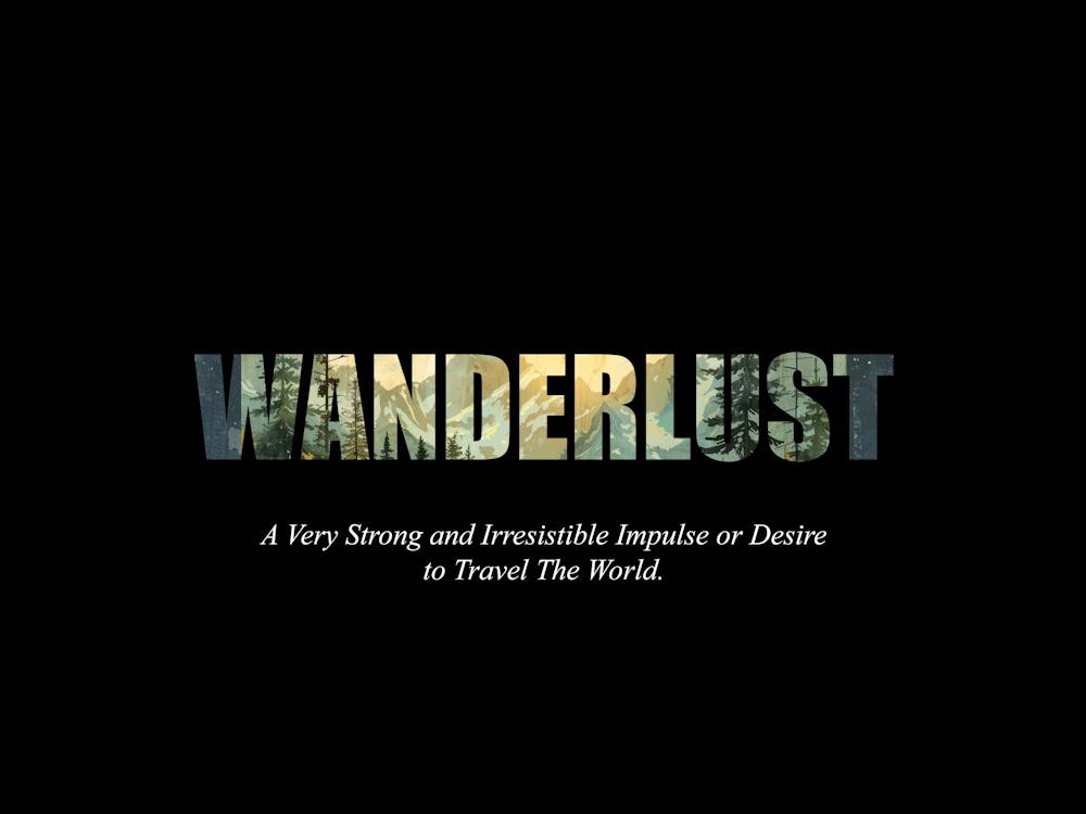 Wanderlust Poster Retro Wald Illustration 1