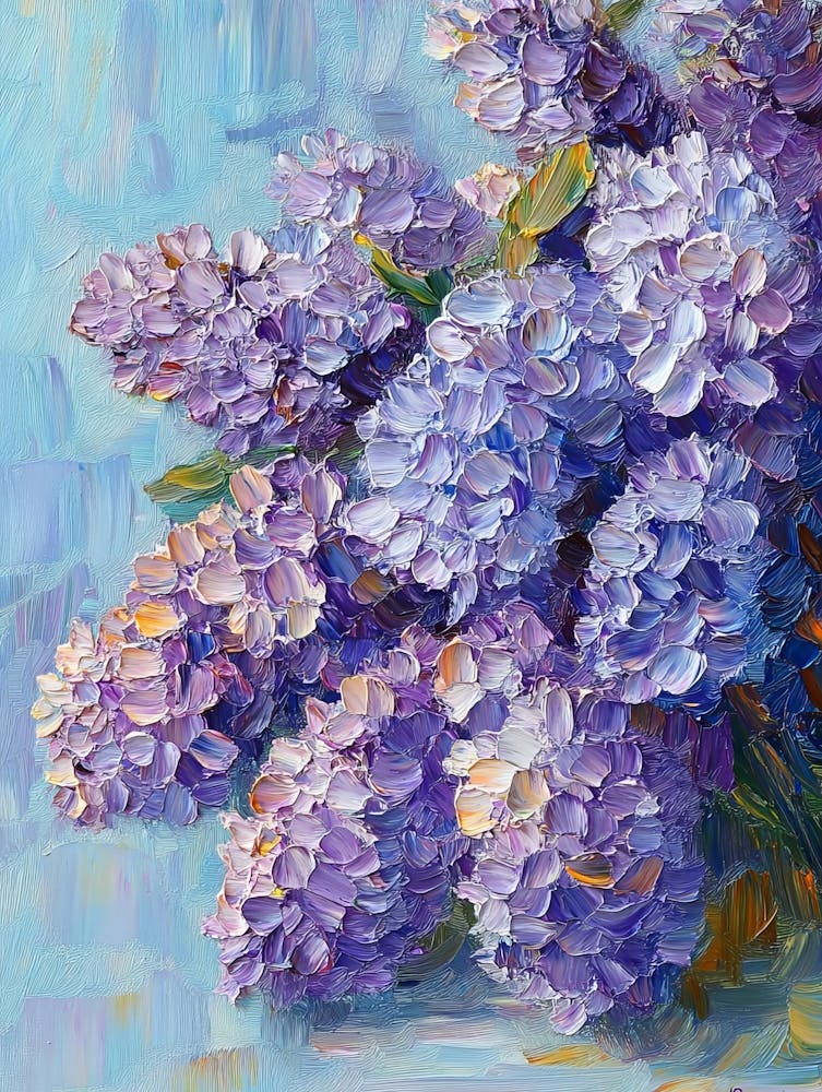 Bouquet Of Lilac Flowers