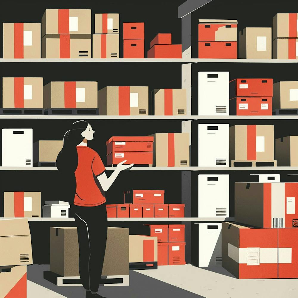 Woman In A Warehouse
