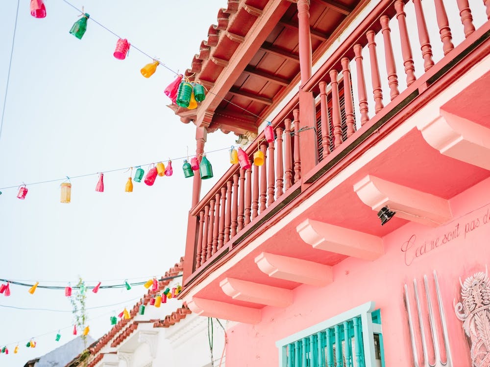Cartagena Colombia Pink