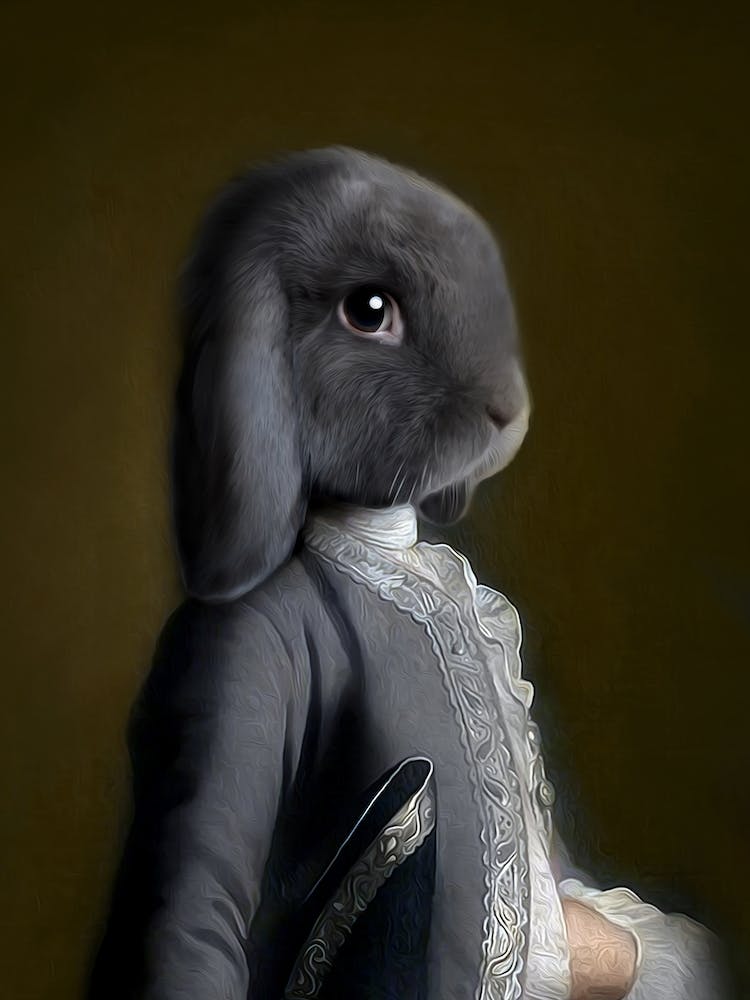 August The Grey Rabbit Pet Portraits