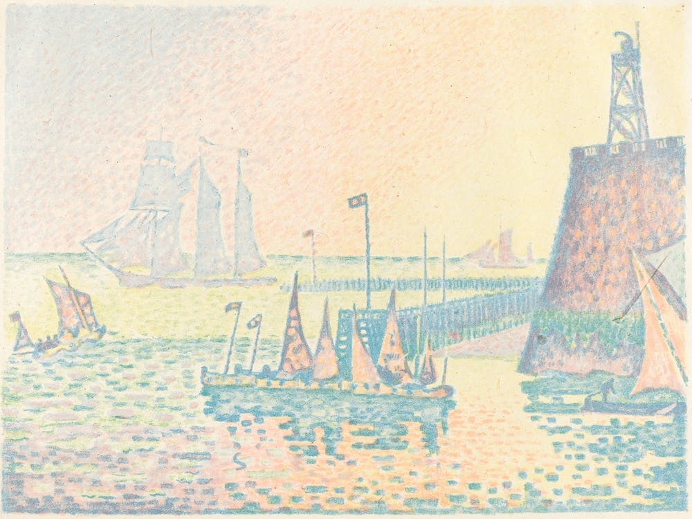 Evening (Le Soir) (1898), Paul Signac