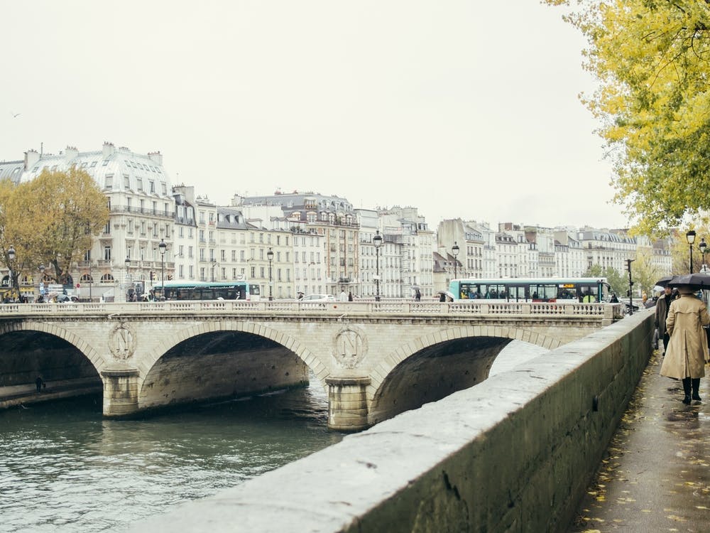 Walk In Rainy Paris