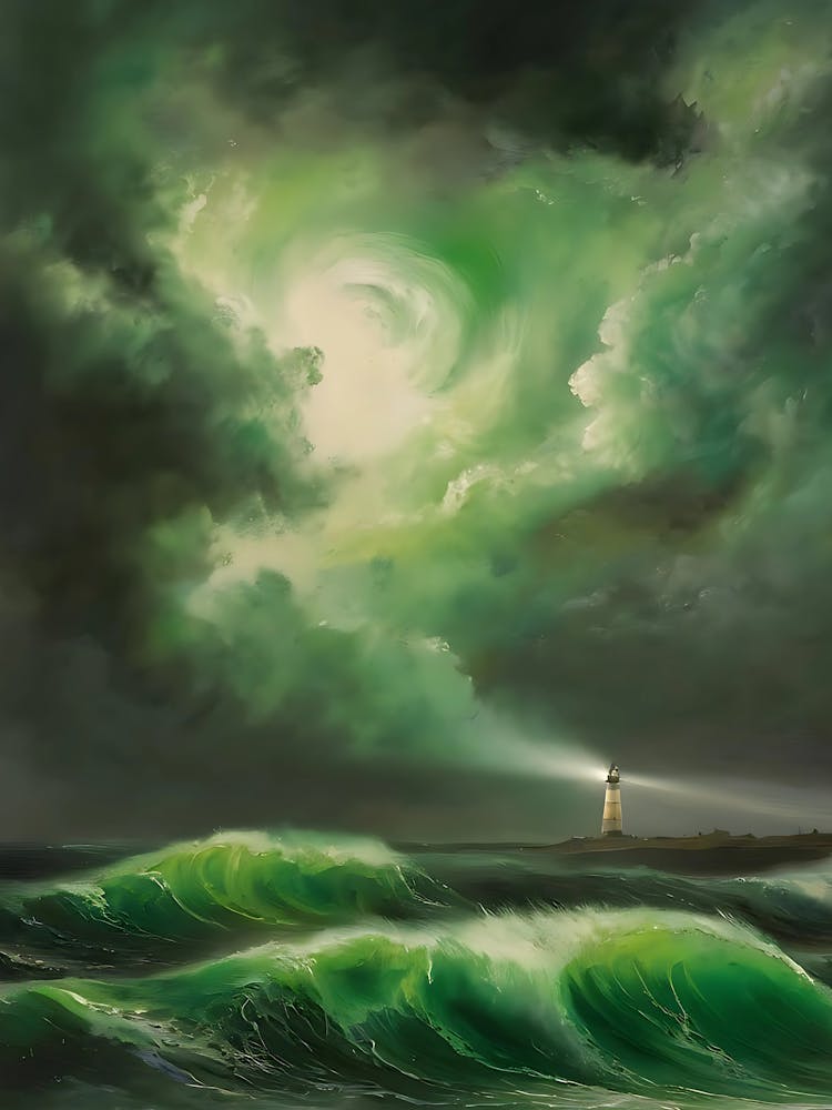 Lighthouse At Dusk