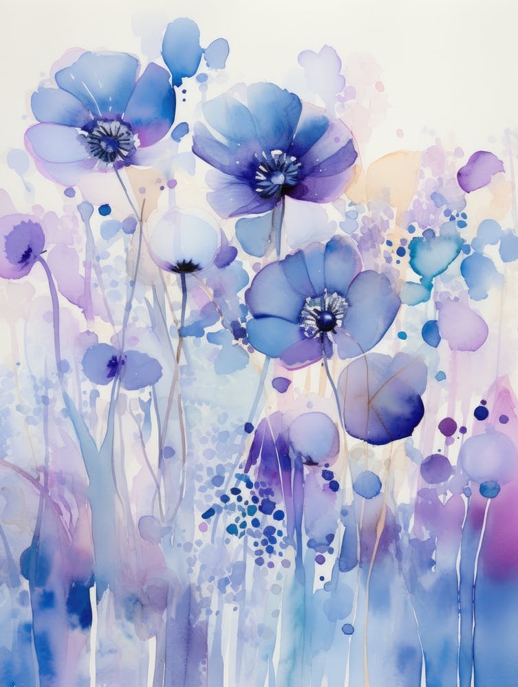Coquelicots Bleus