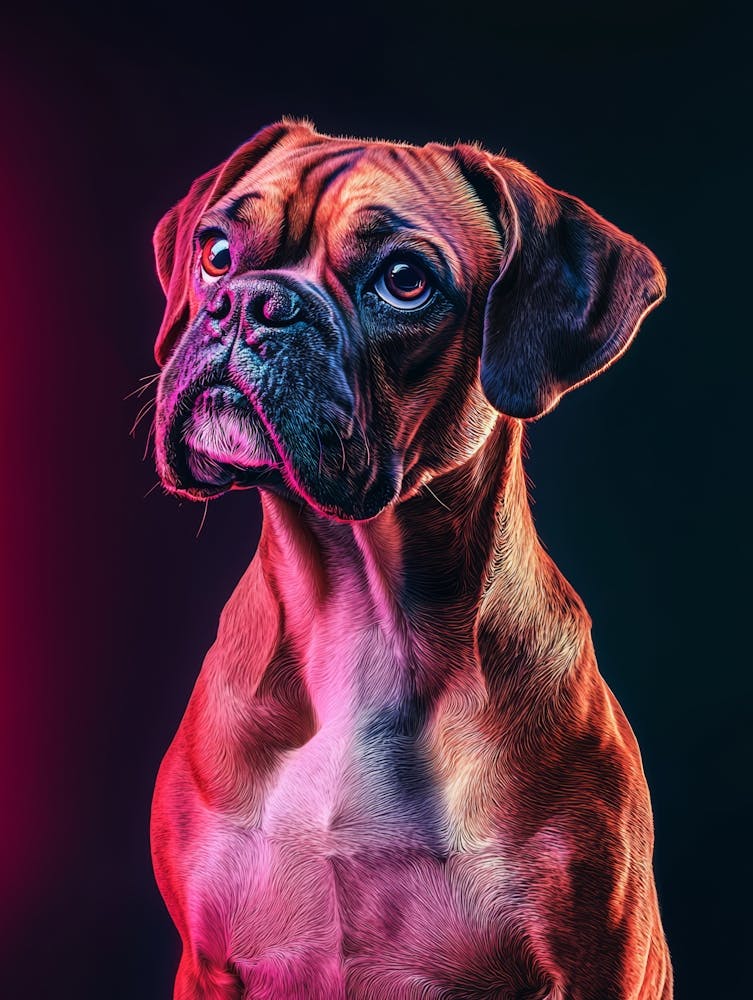 Boxer Dog Portrait 1