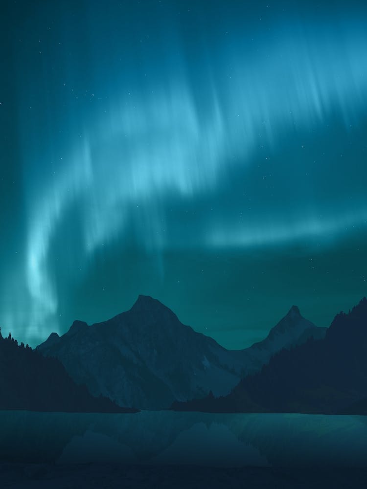 Ice Aurora Borealis Northern Lights