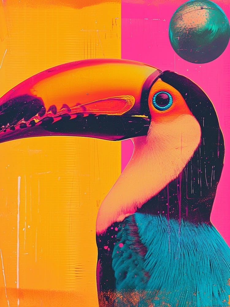 Polaroid Inspired Toucans 2