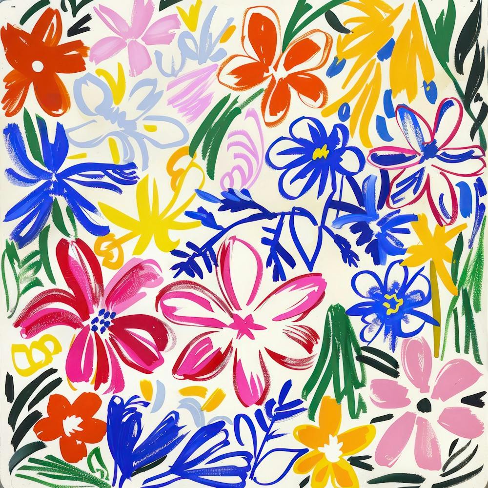 Floral Painting Matisse Style 12