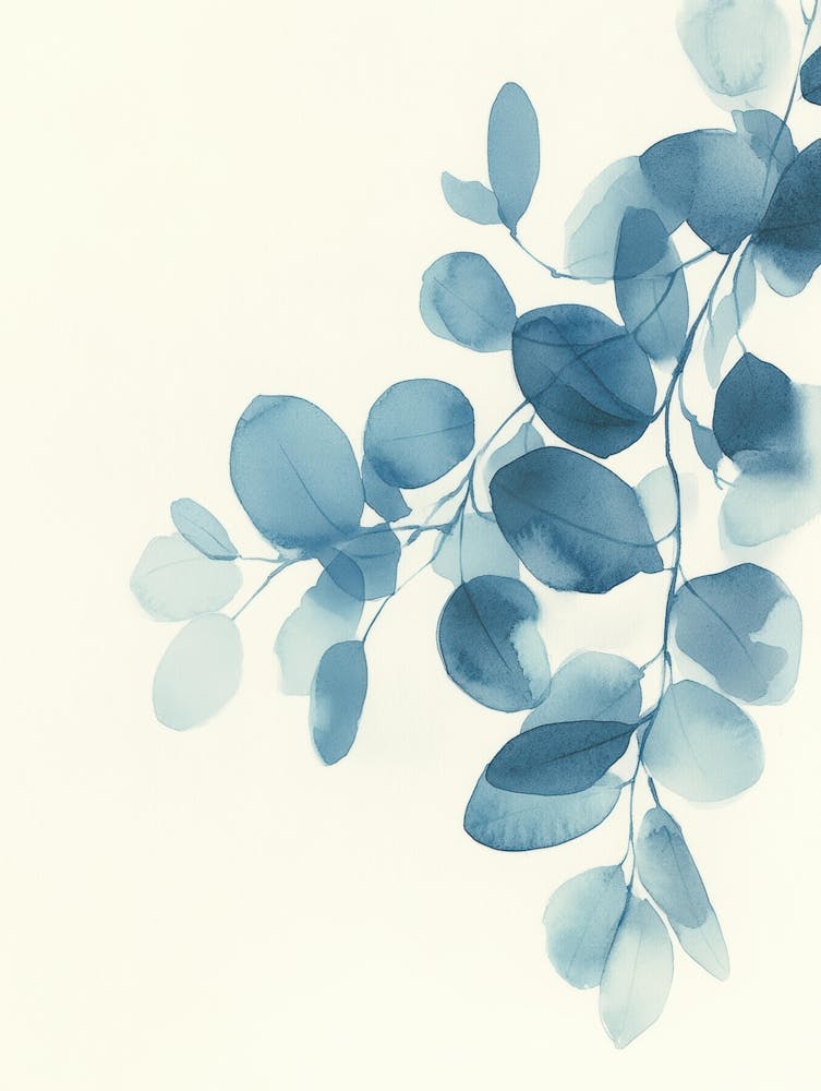 Blue Eucalyptus Leaves 1
