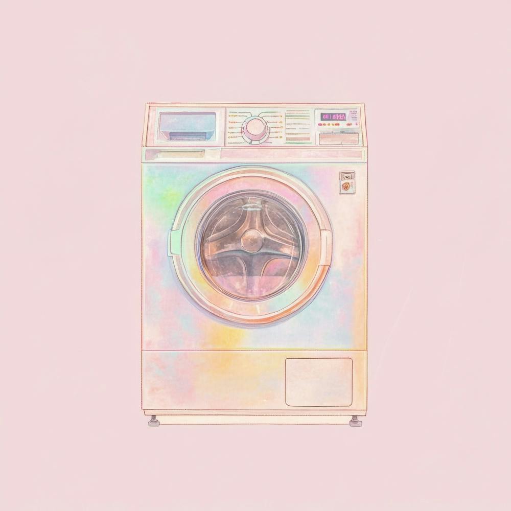 Pastel Washing Machine
