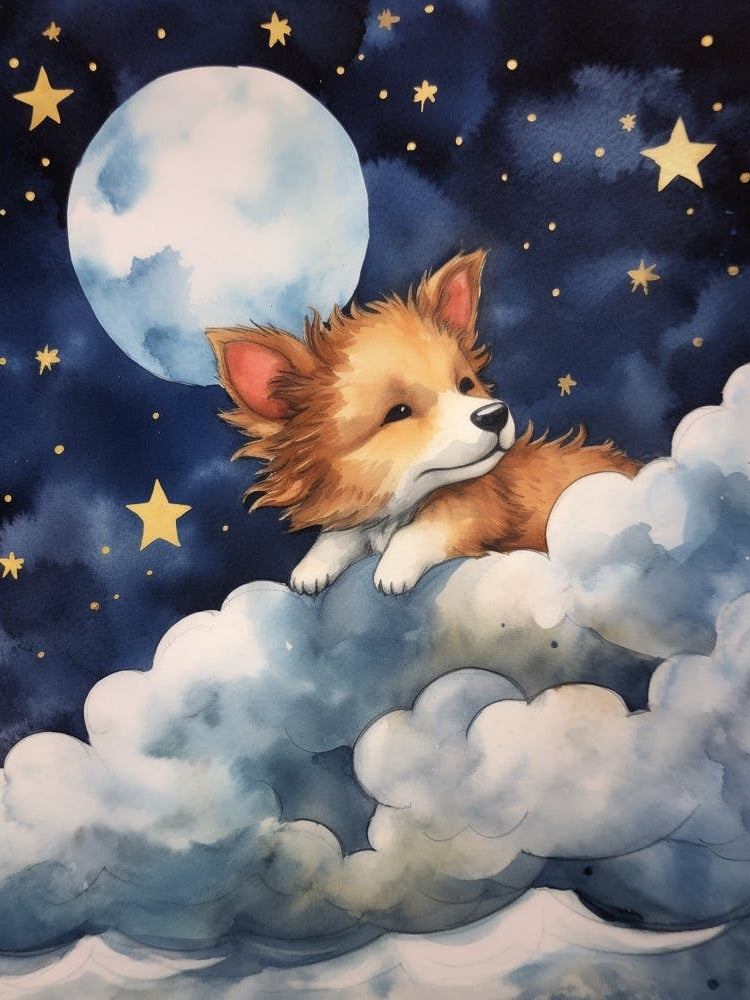 Baby Wolf 2 Sleeping In The Clouds