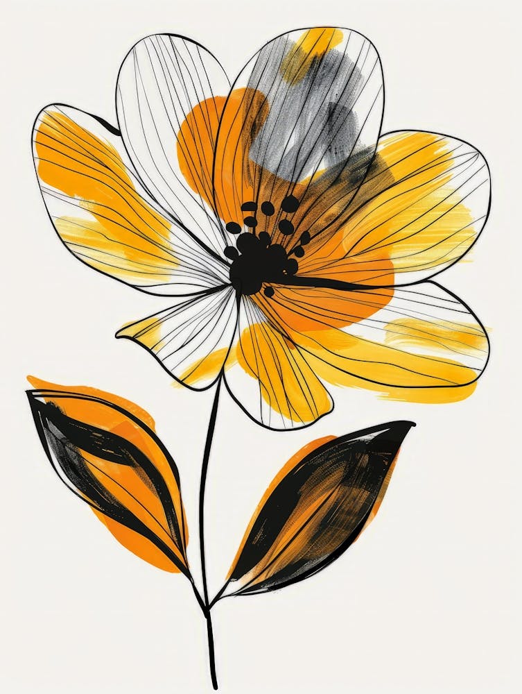 Yellow Flower Canvas Print