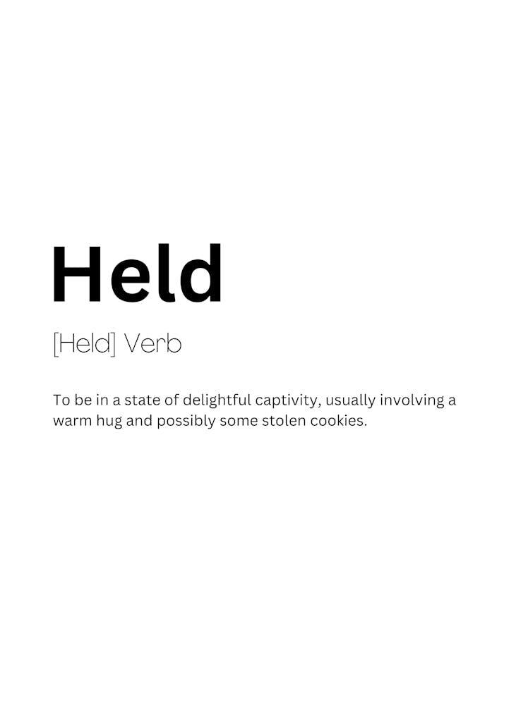 Held Definition Meaning 1