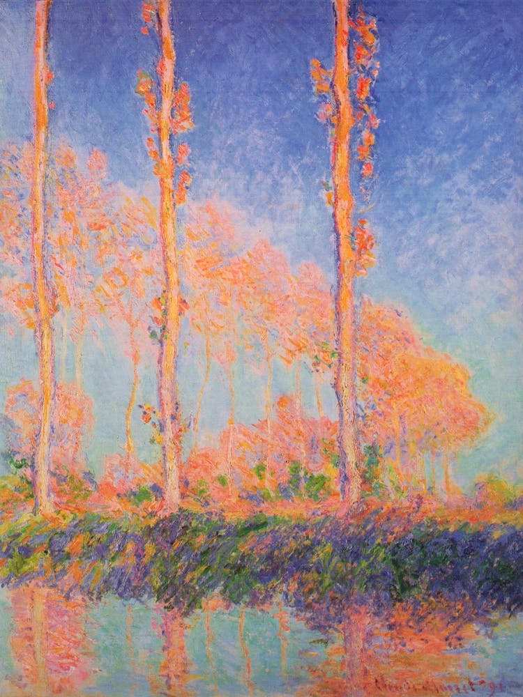 Claude Monet Poplars Philadelphia