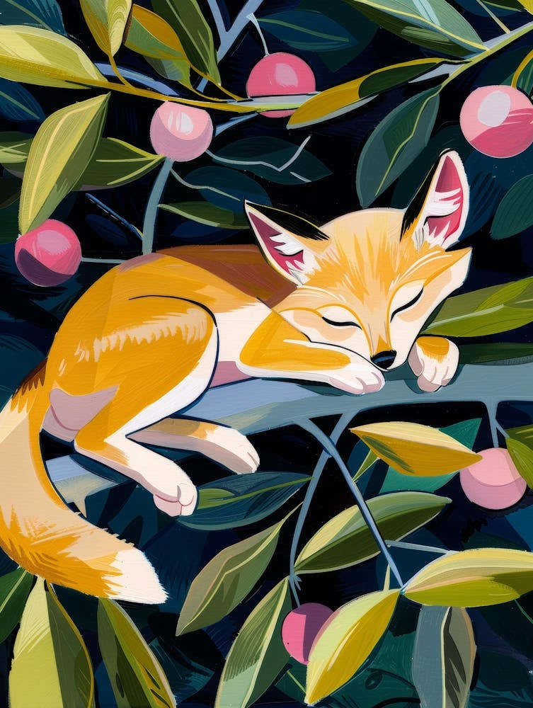 Sleeping Fox