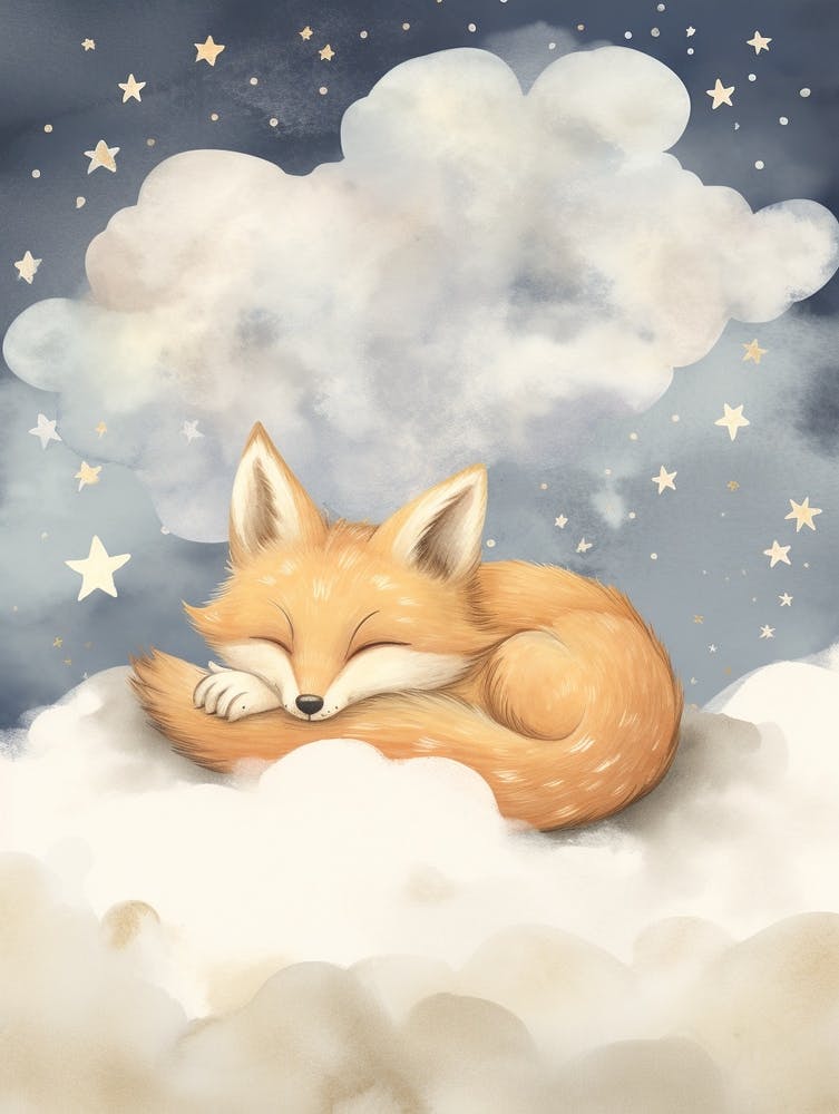 Sleeping Baby Fox 2