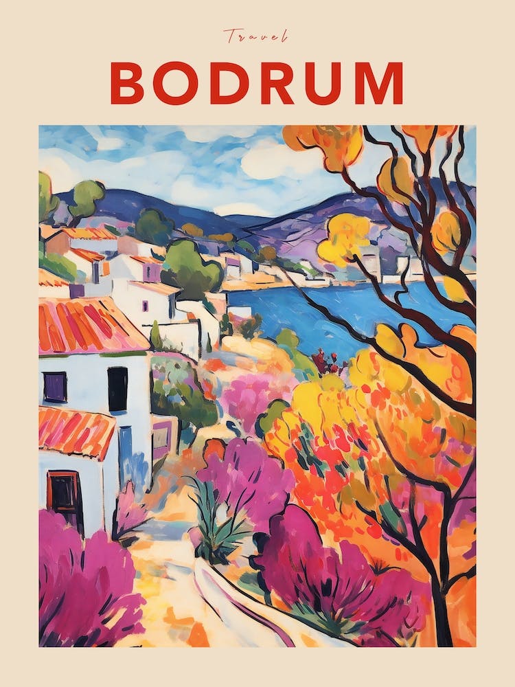 Data Set 44 Fauvist Travel Poster
