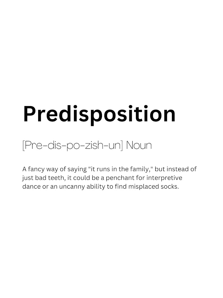 Predisposition Definition Meaning 1