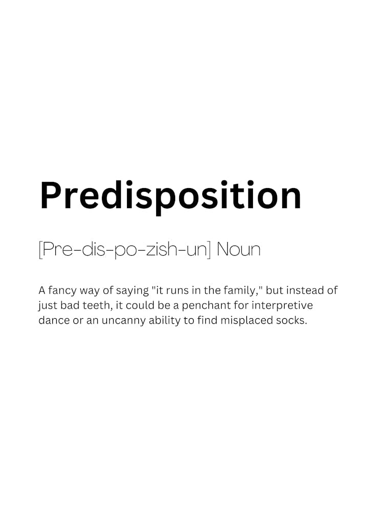 Predisposition Definition Meaning 1