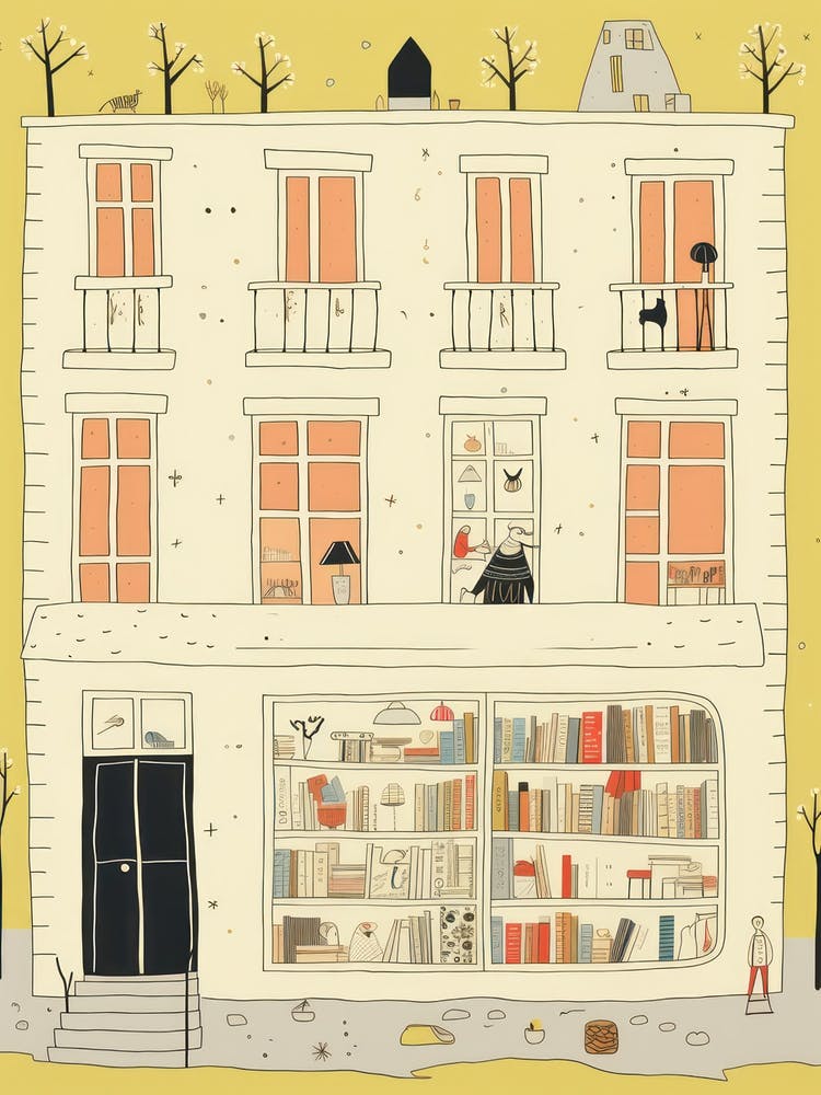 Marseille The Book Nook Pastel Colours 3
