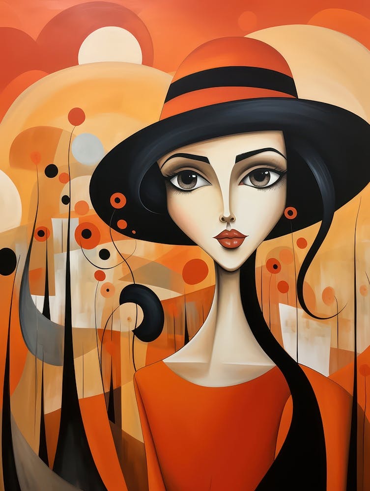 Lady In A Hat