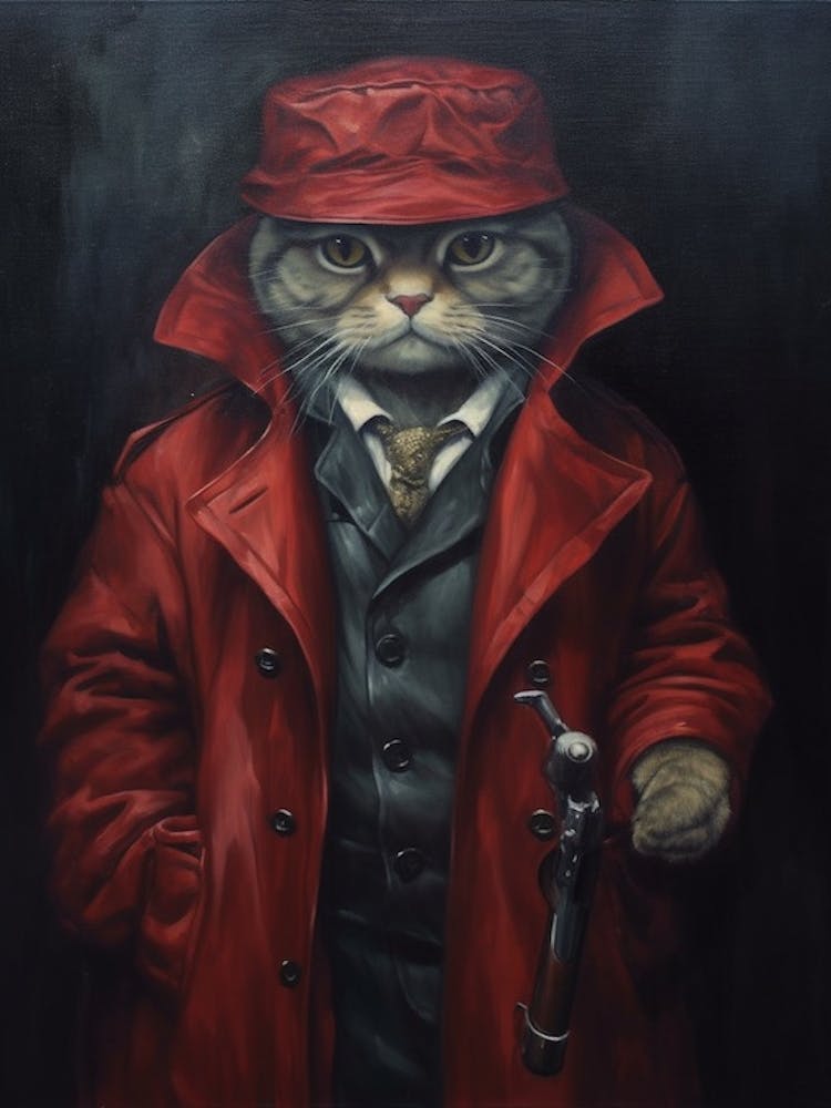 Gangster Katze Scottish Fold 4