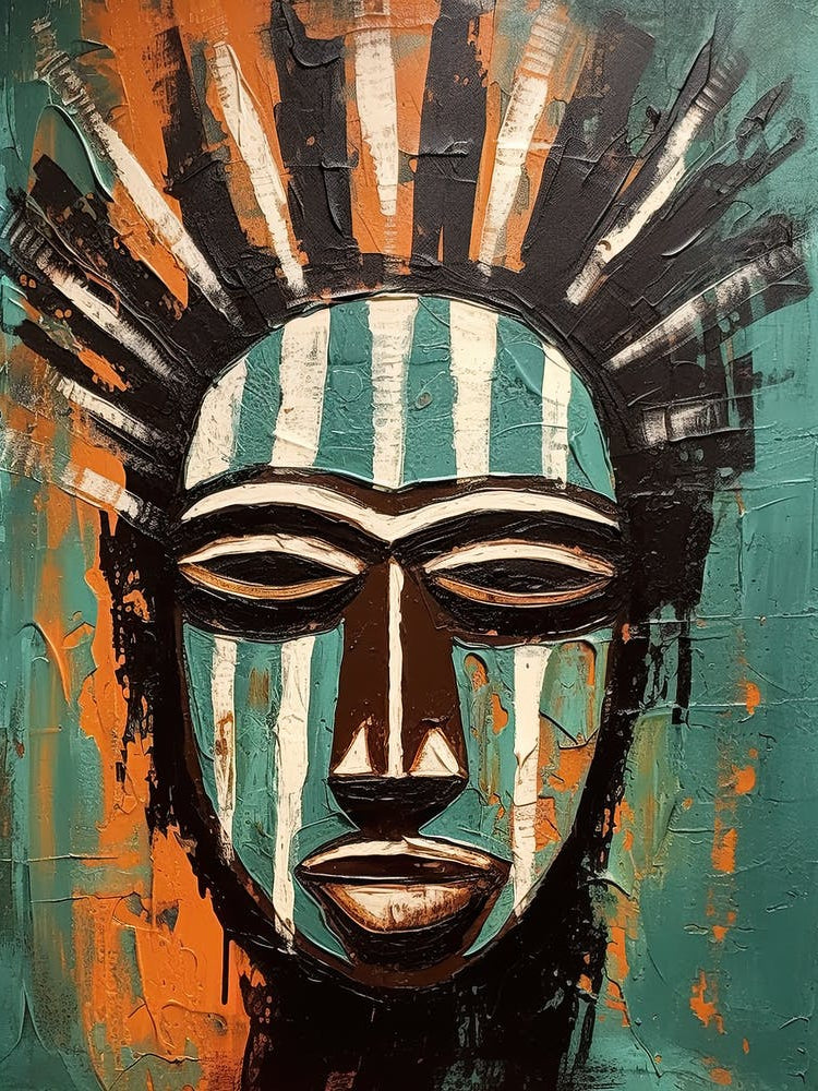 Celestial Canvases; African Tribal Mask Stories