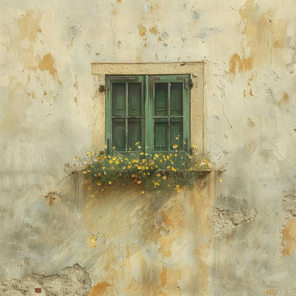 Window With Flowers 3