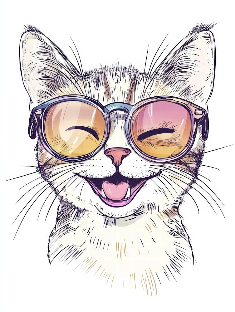 Cat In Sunglasses 4