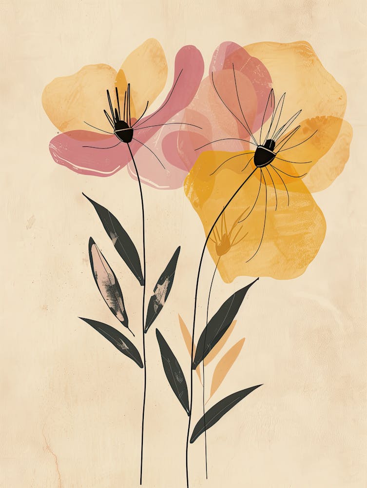 Brussels Flower Market Boho Minimalist Style 1