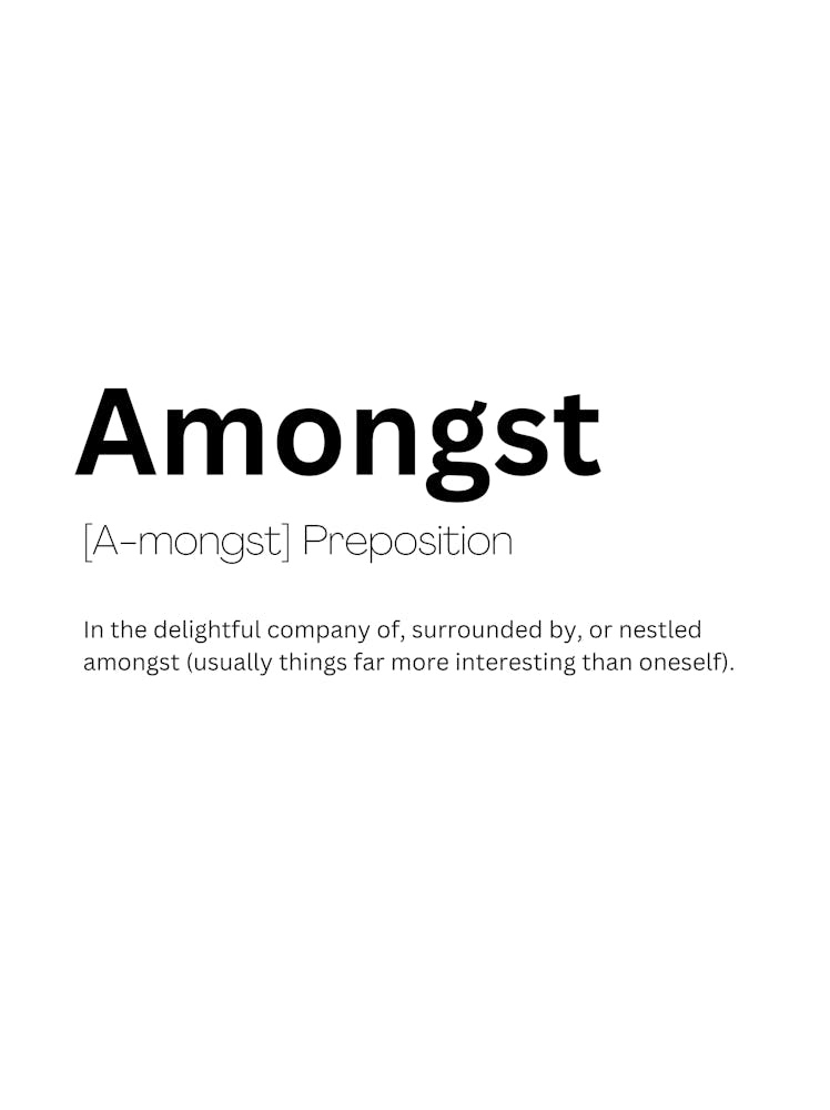 Amongst Definition Meaning 1