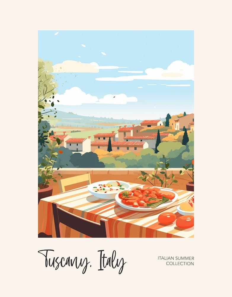 Tuscany, Italy Summer Food 2 Italian Summer Collection