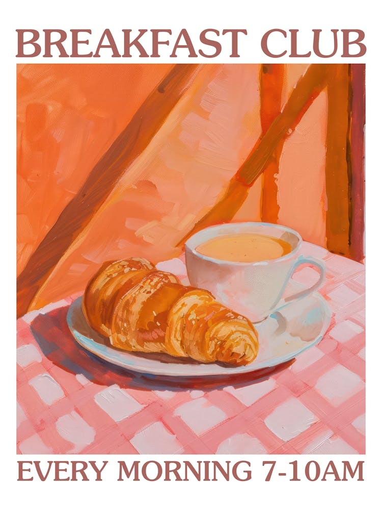 Breakfast Club Yogurt, Coffee And Bread 2