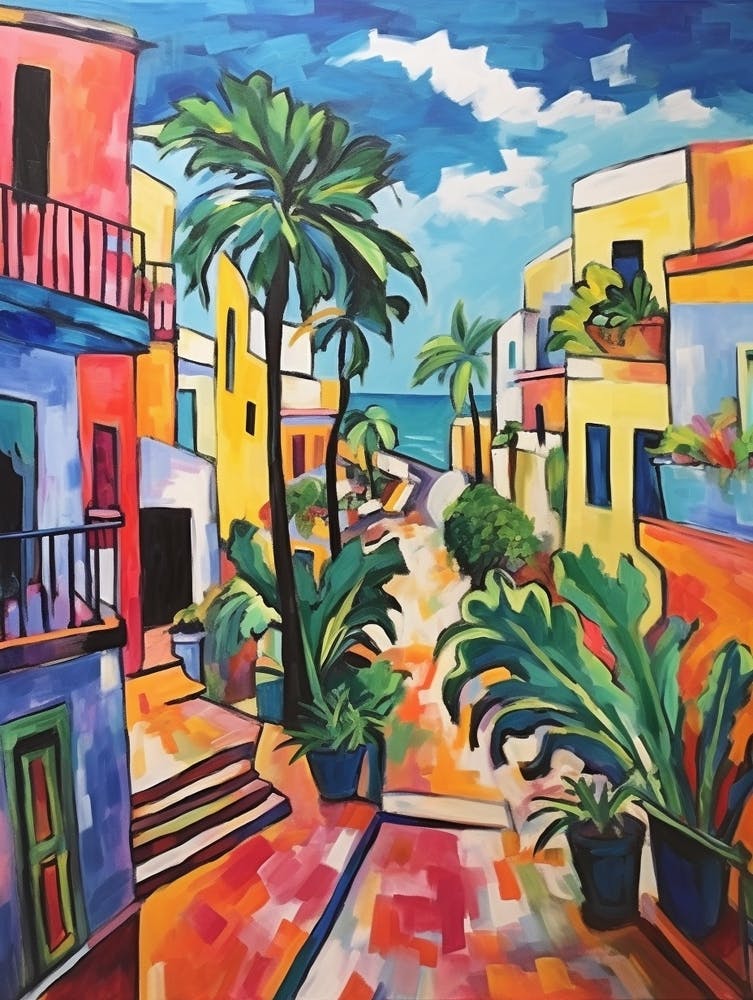 Alexandria Egypt 1 Fauvist Painting