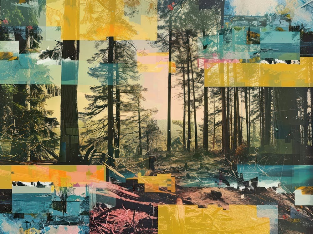 Forest Photo Collage 6