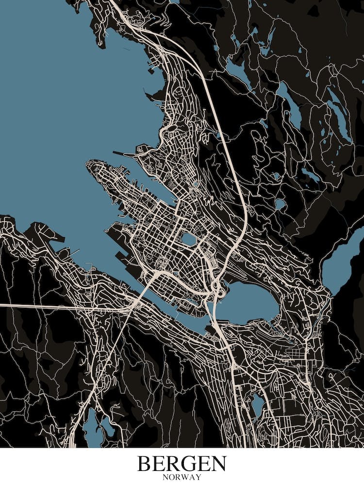 Bergen Black Blue