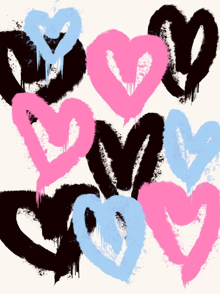 Graffiti Hearts