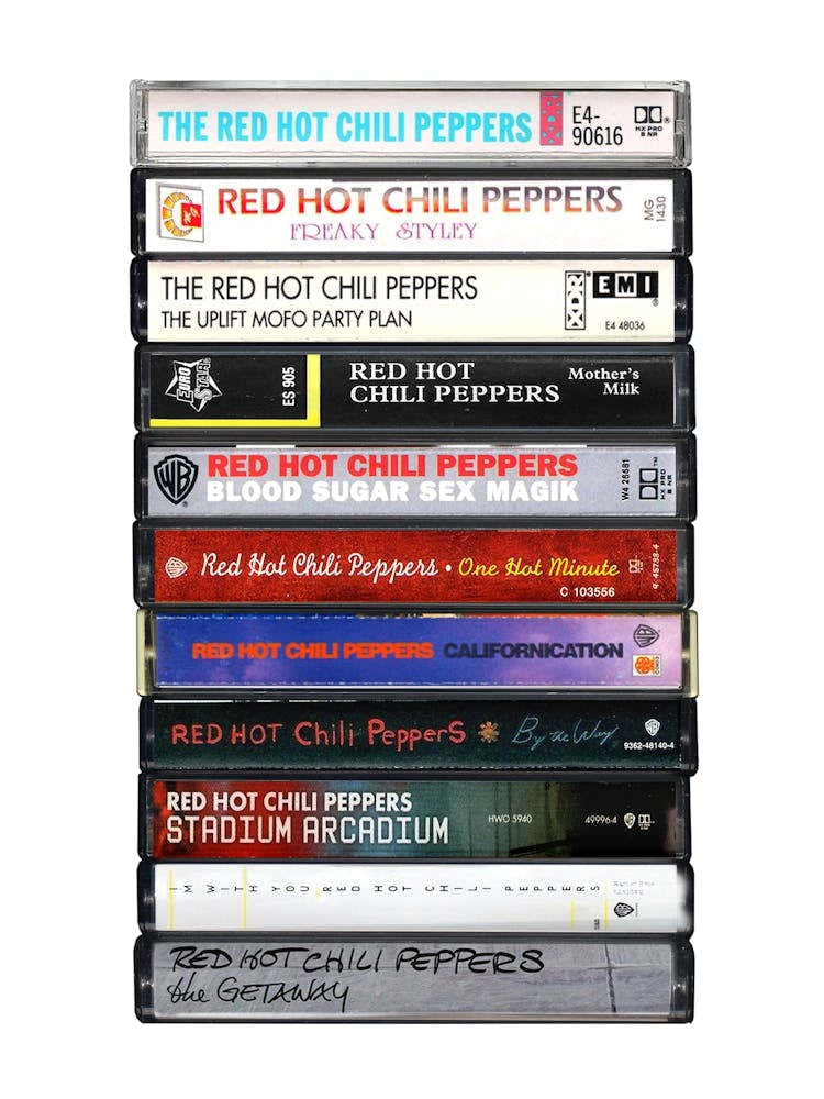 Red Hot Chili Peppers - Collected Albums - Cassette Print