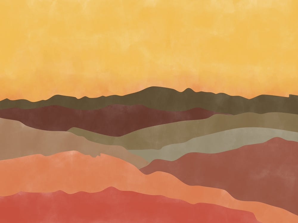 Abstraktes Landschaftsgemälde Nr. 4