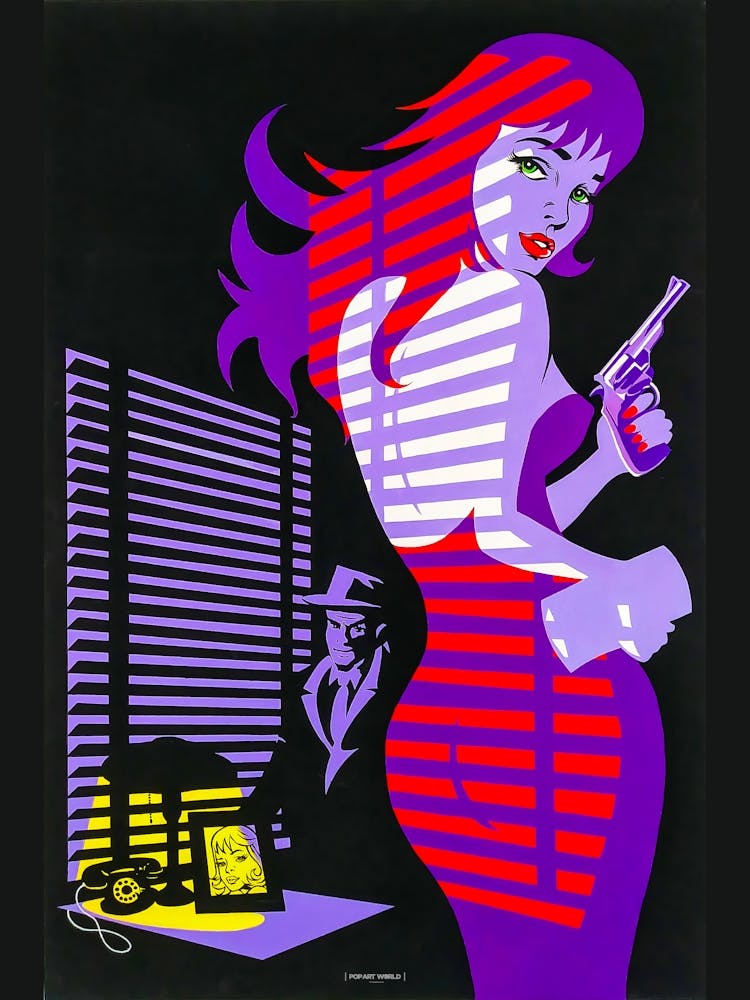 Killing Me Softly |Comic Art Digital | Pop Art World 2025