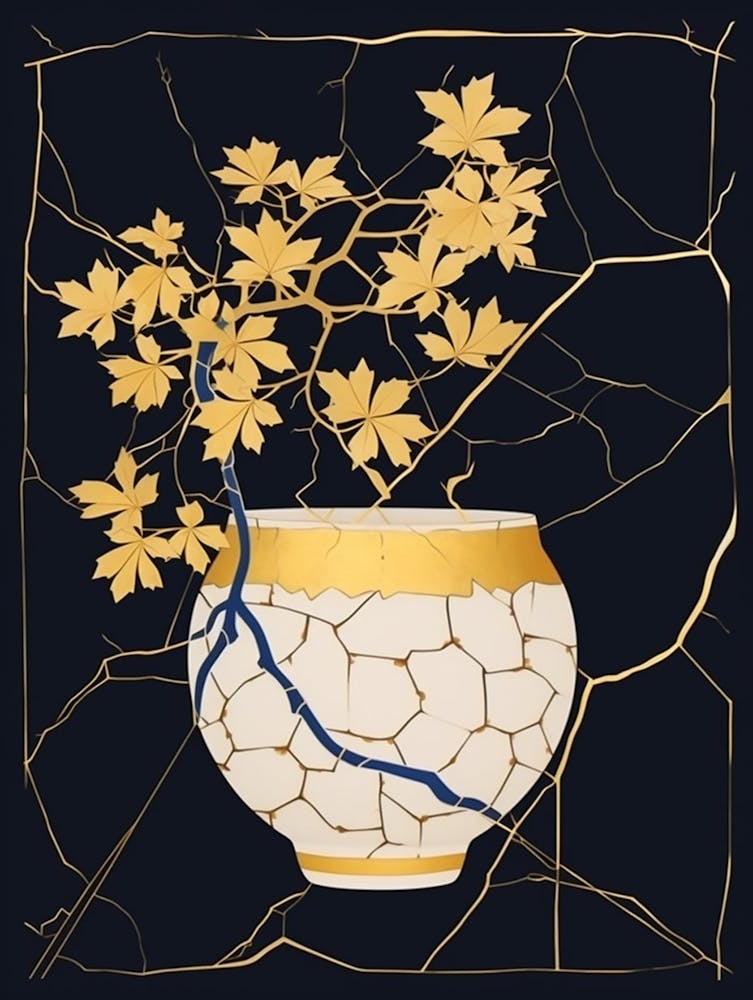 Kintsugi Golden Repair Japanese Style 12