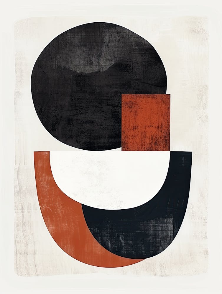 Facettes Entrelacées Bauhaus Minimaliste