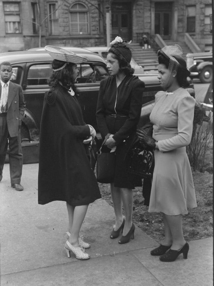 Untitled Photo, Possibly Related To Part Of The Easter Parade On The South Side Of Chicago, Illinois By Russell Lee
