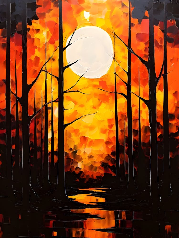 Sunset In The Woods 9