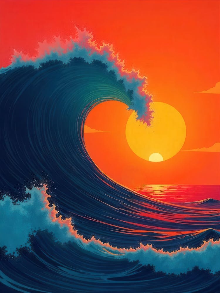 Sunset In The Ocean