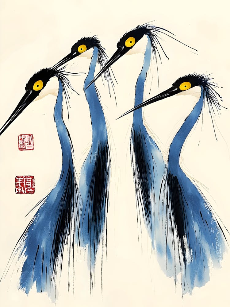Blue Herons